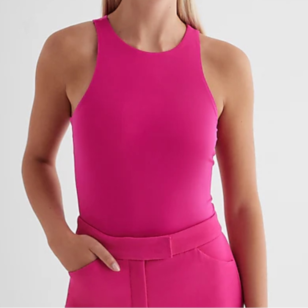 Express contour bodysuit-hot pink never worn